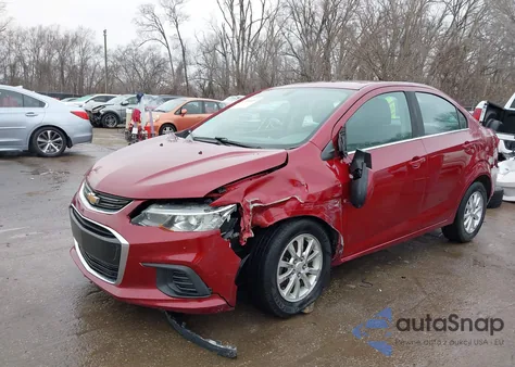 2018 Chevrolet Sonic Lt Auto from USA, damaged, VIN 1G1JD5SHXJ4137801